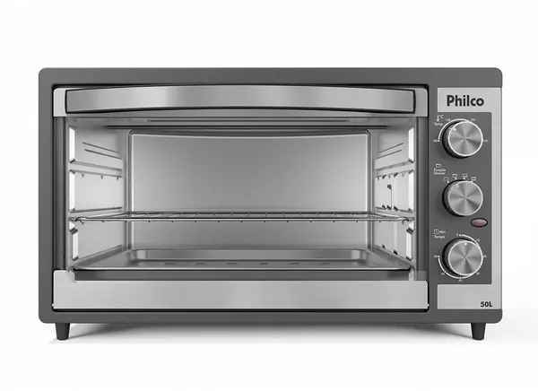 Forno Elétrico de Bancada Philco PFE52P 50 Litros Dupla Resistência Preto 220V