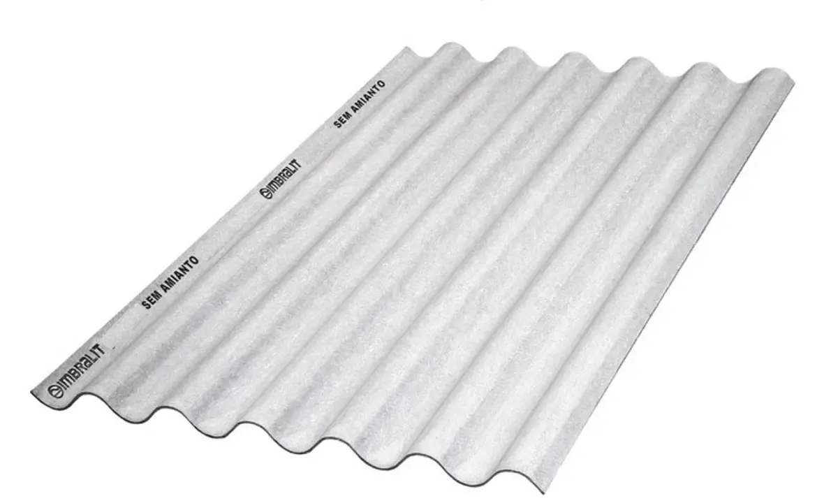 Telha de Fibrocimento Imbralit Sem Amianto 6mm 3,66x1,10m