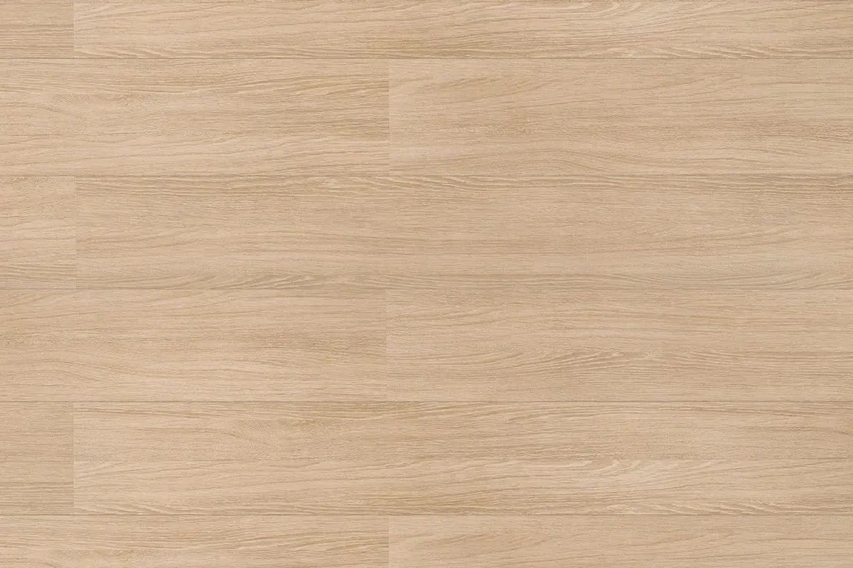Piso Laminado em Régua Eucafloor Aplicação Click Prime Carvalho Maiorca Bege 7mm 21,7x135,7cm