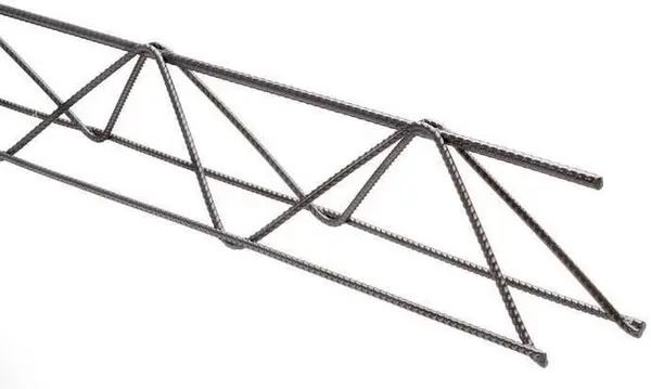 Treliça Ferro Gerdau TG8 Leve 6mm Barra Inferior 4,2mm Senoidal 4,2mm Barra Superior 8cm Altura 6m Comprimento