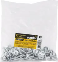 Parafuso Para Fixação de Forro PVC Vonder 4,20x13mm Kit Com 100 Peças
