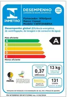 Máquina de Lavar Roupas Consul CWN13ABBNA 13kg Branco 220V