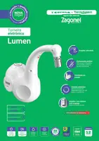 Torneira Eletrônica Zagonel Lumen Branco 5500W 220V