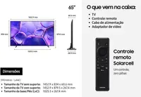 Smart TV / Televisor Samsung 65" UHD 4K U8600F 2025 Processador Crystal4K Canais Gratuitos 7 Anos de Atualização Com Alexa
