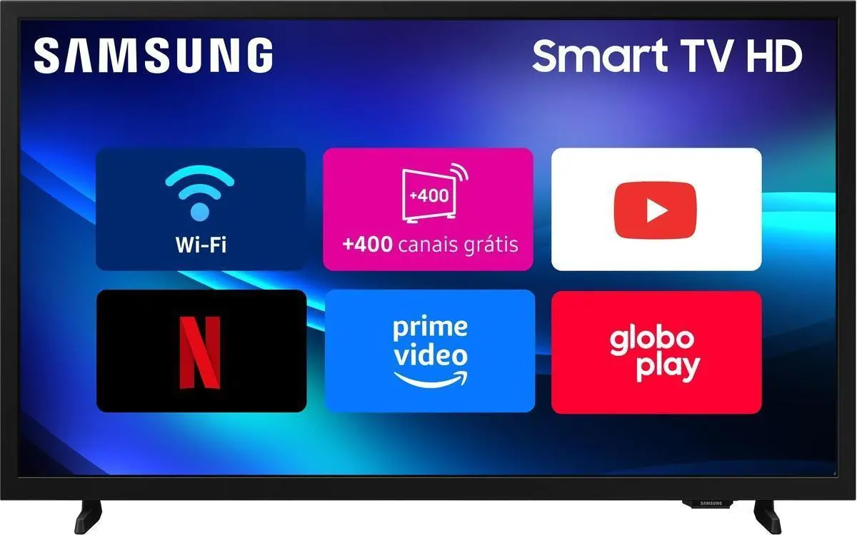 Smart TV / Televisor Samsung 32" HD H5000F 2025 Com TV Plus 7 Anos deAtualização HDR e Compatível Com Alexa