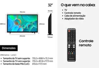Smart TV / Televisor Samsung 32" HD H5000F 2025 Com TV Plus 7 Anos deAtualização HDR e Compatível Com Alexa