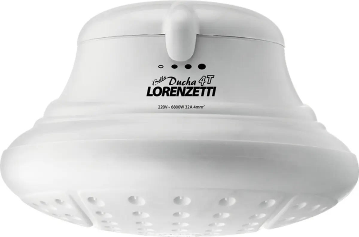Chuveiro Elétrico Lorenzetti Bella Ducha 4 Temperaturas Branco 5500W 110V