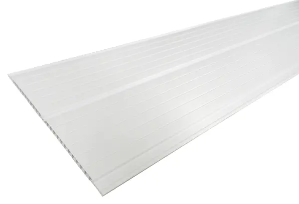 Forro PVC Plasflex Frisado Branco Gelo 7mm 20cm 6m