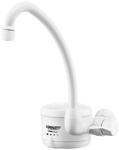 Torneira Elétrica Lorenzetti Loren Easy de Parede 4 Temperaturas Branca 5500W 220V