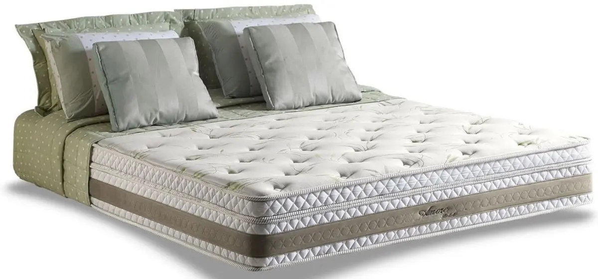 Colchão Queen Molas Ensacadas Herval Amore 158x198x28cm Branco