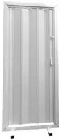 Porta Sanfonada de PVC Plasflex Branco Neve 80x210cm