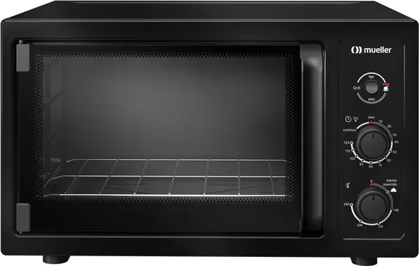 Forno Elétrico de Bancada Mueller MFB50B 50 Litros com Grill Preto 220V