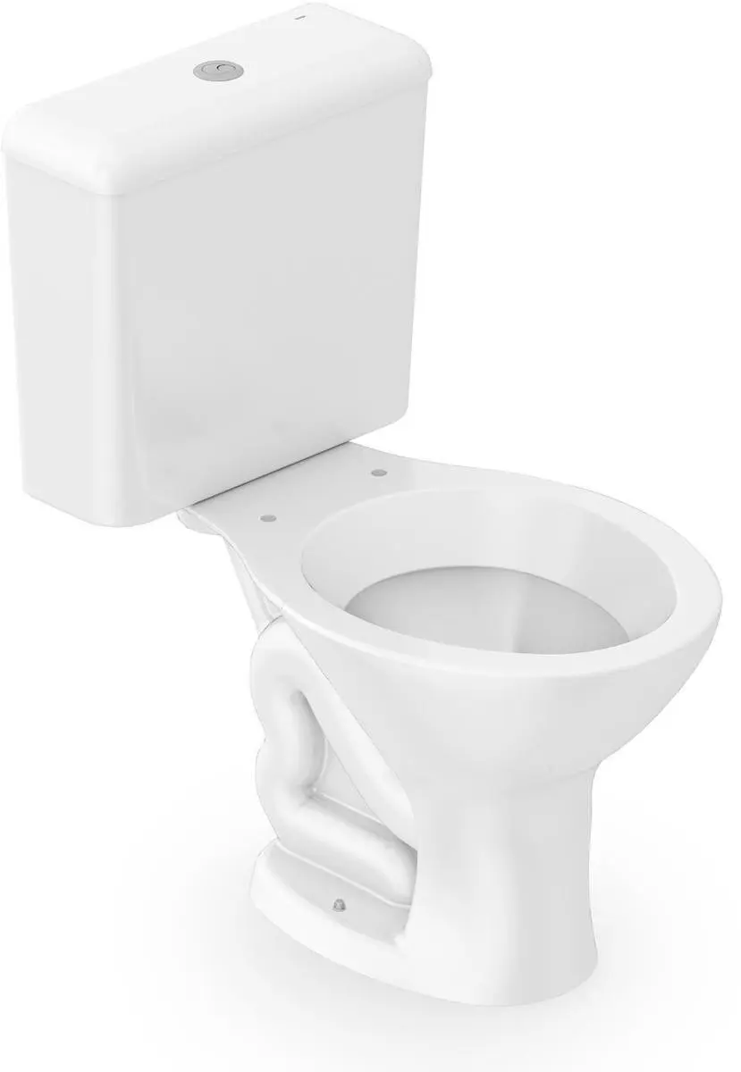Vaso Sanitário Com Caixa Acoplada Incepa/Roca Zip Acionamento SimplesBranco 6 Litros