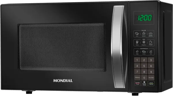 Forno Microondas de Bancada Mondial MO-01-21-B 21 Litros Preto 220V