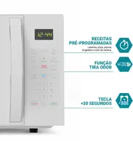 Forno Microondas de Bancada Philco PMO30B 28 Litros Branco 220V