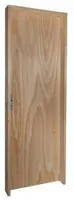 Porta de Madeira Pinus Montada Interna 2548 70x213x14cm Fechadura Cromada Direita