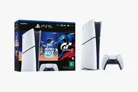 PlayStation 5 Slim Digital 825GB Branco Gran Turismo 7 + Astrobot 2114B
