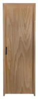 Porta de Madeira Pinus Montada Interna 2549 70x213x14cm Fechadura Cromada Esquerda
