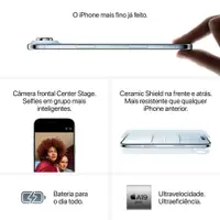 iPhone 17 Air Apple (256GB) Preto-espacial, Tela de 6,5", 5G e Câmera de 48MP