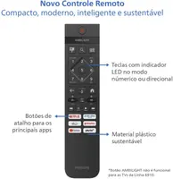 Smart TV / Televisor Philips 32" 32PHG6910/78 HD Com Titan OS