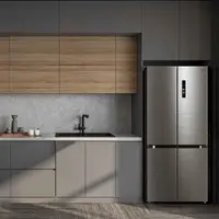 Geladeira / Refrigerador Midea Multidoor 4 Portas Smart Inverter 474 Litros Inox Bivolt