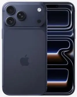 Iphone Apple 17 Pro Max 256GB iOS 26 Câmera de Até 48MP Tela 6.9" Azul