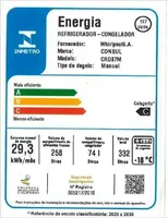 Geladeira / Refrigerador Consul CRD37MBANA 332 Litros Branco 110V