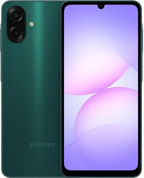 Smartphone Samsung Galaxy A07 Verde 256GB, 8GB RAM + 8GB RAM PLUS, Camera Dupla Traseira de até 50MP, Self