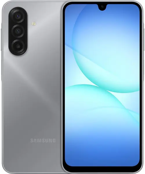 Smartphone Samsung Galaxy A17 Cinza 128GB 4GB RAM + 4GB RAM PLUS Camera Tripla Traseira de até 50MP Selfie