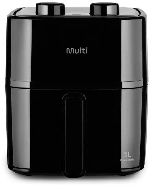 Fritadeira Elétrica / Air Fryer Multi GO250 3 Litros Preta 110V