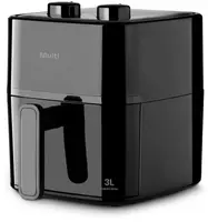 Fritadeira Elétrica / Air Fryer Multi GO250 3 Litros Preta 110V