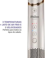 Secador de Cabelos Philco 4 em 1 Dobrável Motor BLDC PSC3500 110V