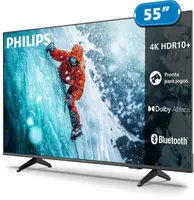 Smart Tv / Televisor Philips 55"  55PUG7300/78 4K UHD Com Titan OS