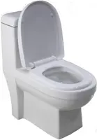 Vaso Sanitário Com Caixa Acoplada Monobloco Acqua Formato Oval Assento Soft Close Acionamento 3/6 Litros Branco