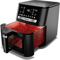 Fritadeira Elétrica / Air Fryer Philco PAF95A 9,5 Litros Preta 220V