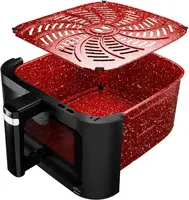 Fritadeira Elétrica / Air Fryer Philco PAF95A 9,5 Litros Preta 220V