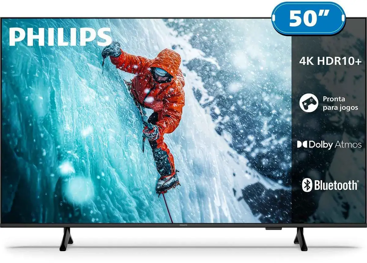 Smart Tv / Televisor Philips 50" 50PUG7300/78 50 UHD 4K comando de VozTitan OS