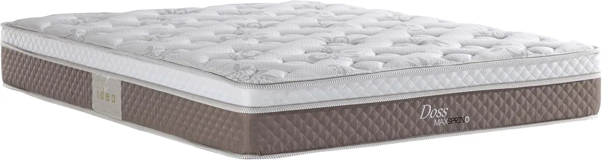 Colchão Casal Molas MaxSpring Herval Doss 138x188x25cm Bege