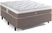 Colchão Casal Molas MaxSpring Herval Doss 138x188x25cm Bege