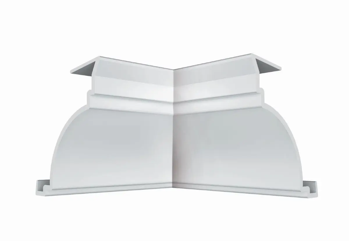 Canto Forro PVC Interno Plasbil Clique Nobre Branco Pacote com 4 Unidades