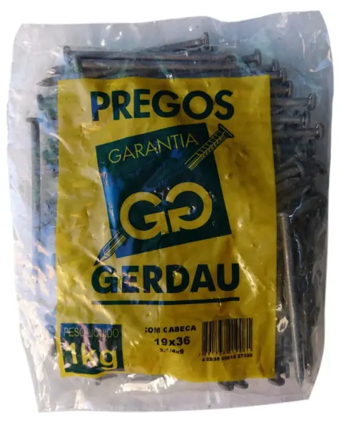 Prego Gerdau 19X36 1kg