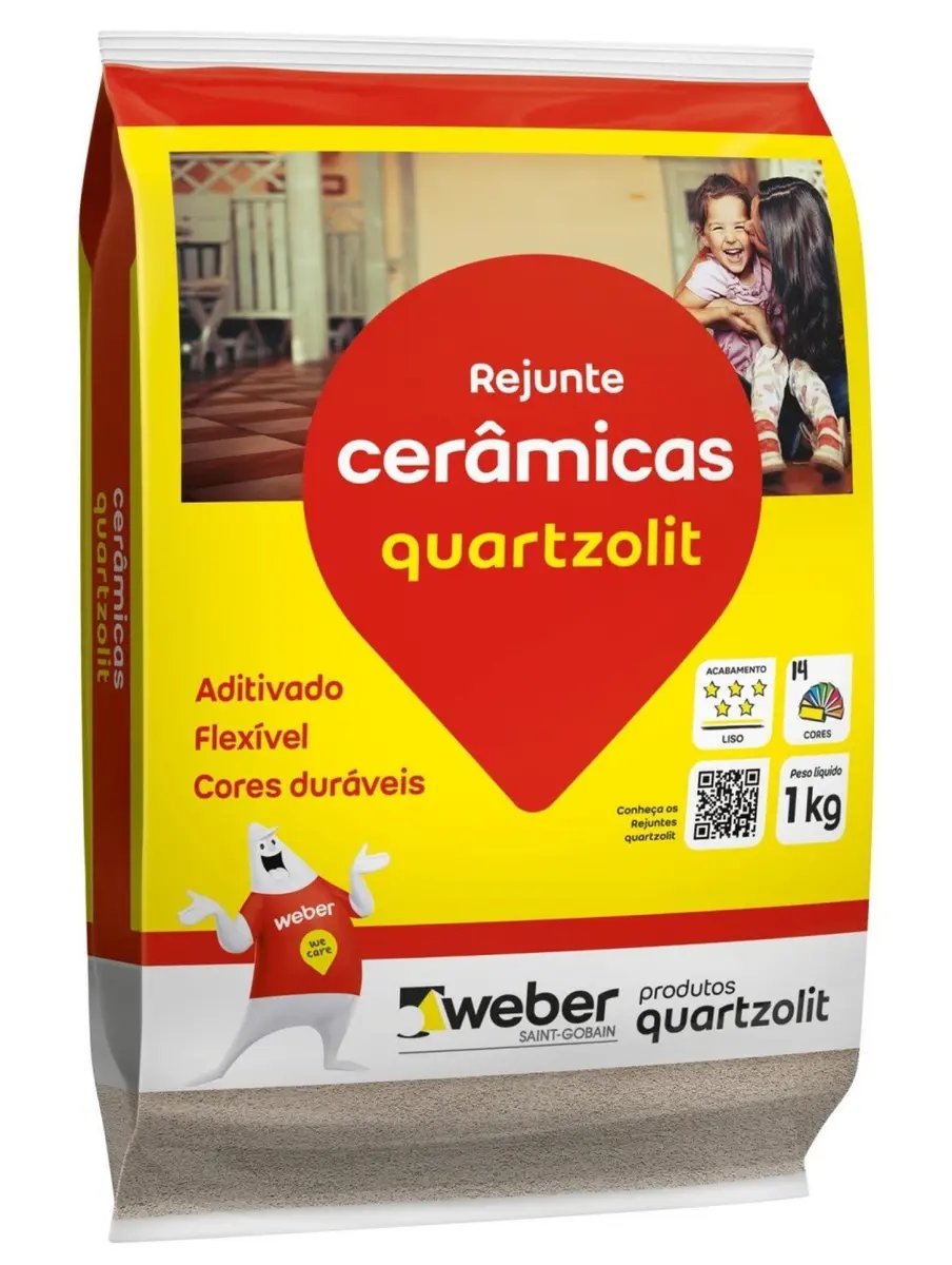 Rejunte Quartzolit Flexível Cinza Ártico 1Kg