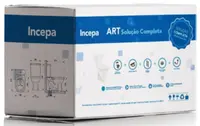 Vaso Sanitário com Caixa Acoplada Incepa Art Ecoflush com Acessórios Acionamento Duplo Branco 3/6 Litros
