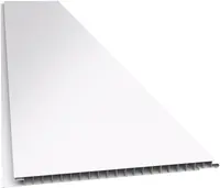 Forro PVC Plasbil Liso Junta Seca Branco 10mm 20cm 6m