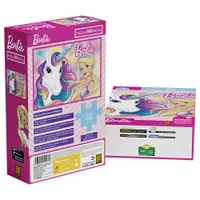 Quebra-Cabeça - Barbie - 60 Peças - 23cm x 31cm - Grow
