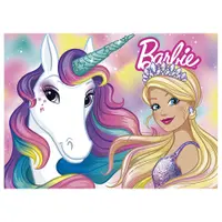 Quebra-Cabeça - Barbie - 60 Peças - 23cm x 31cm - Grow