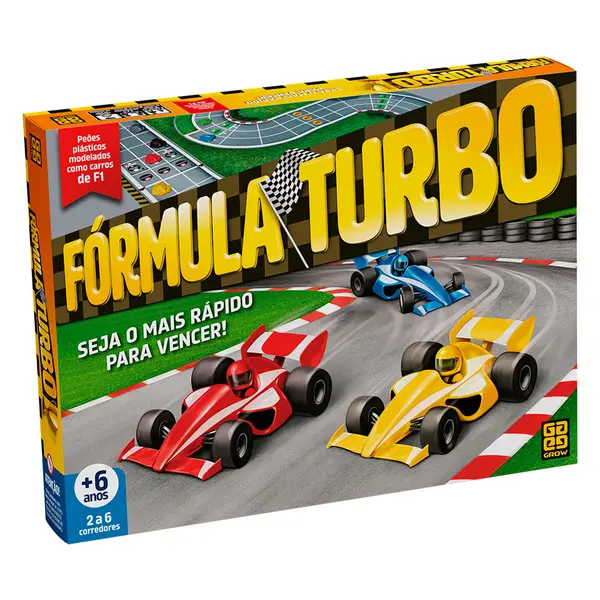 Jogo de Tabuleiro - Fórmula Turbo - Grow