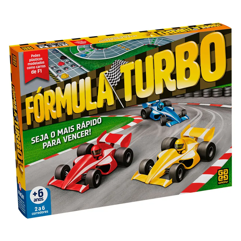 Jogo de Tabuleiro - Fórmula Turbo - Grow