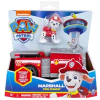 Conjunto de Carrinho e Figura - Patrulha Canina - Caminhão de Bombeiros - Marshall - Sunny