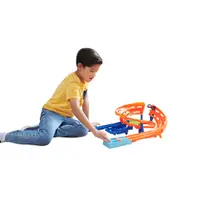 Conjunto De Pista E Carrinhos - Hot Wheels - Giro Veloz - Mattel